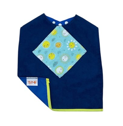 Photo: Adjustable Bib with Wipe (Terry Cloth) with Integrated Color Code