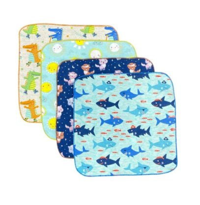 Pack of a dozen washcloth wipes