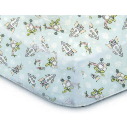 Photo: Fitted sheet for bassinet (printed flannel)