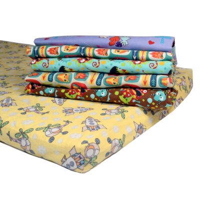 Photo: Drap contour à rabats pour matelas de sieste (flanelle)