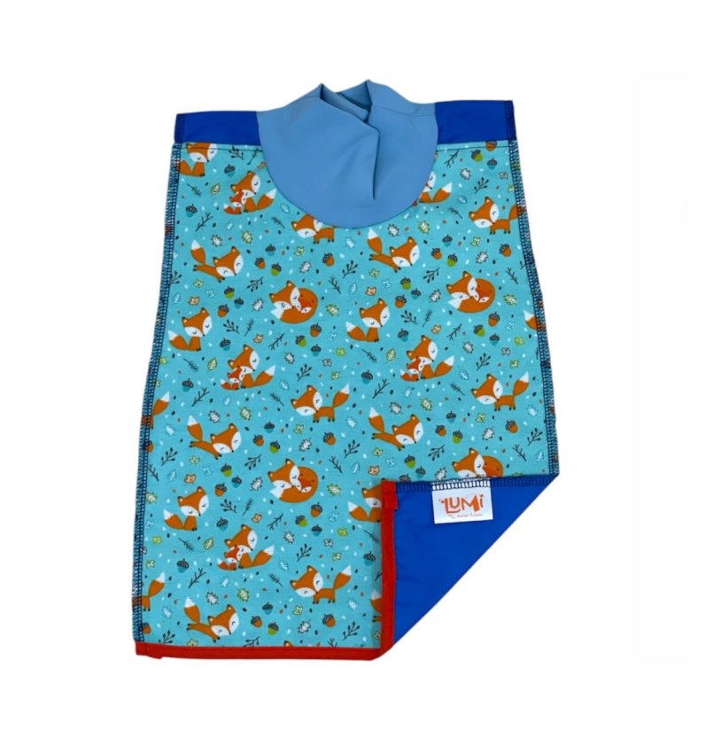 Photo: Bavette évolutive à col extensible (Flanelle) avec code de couleur intégré